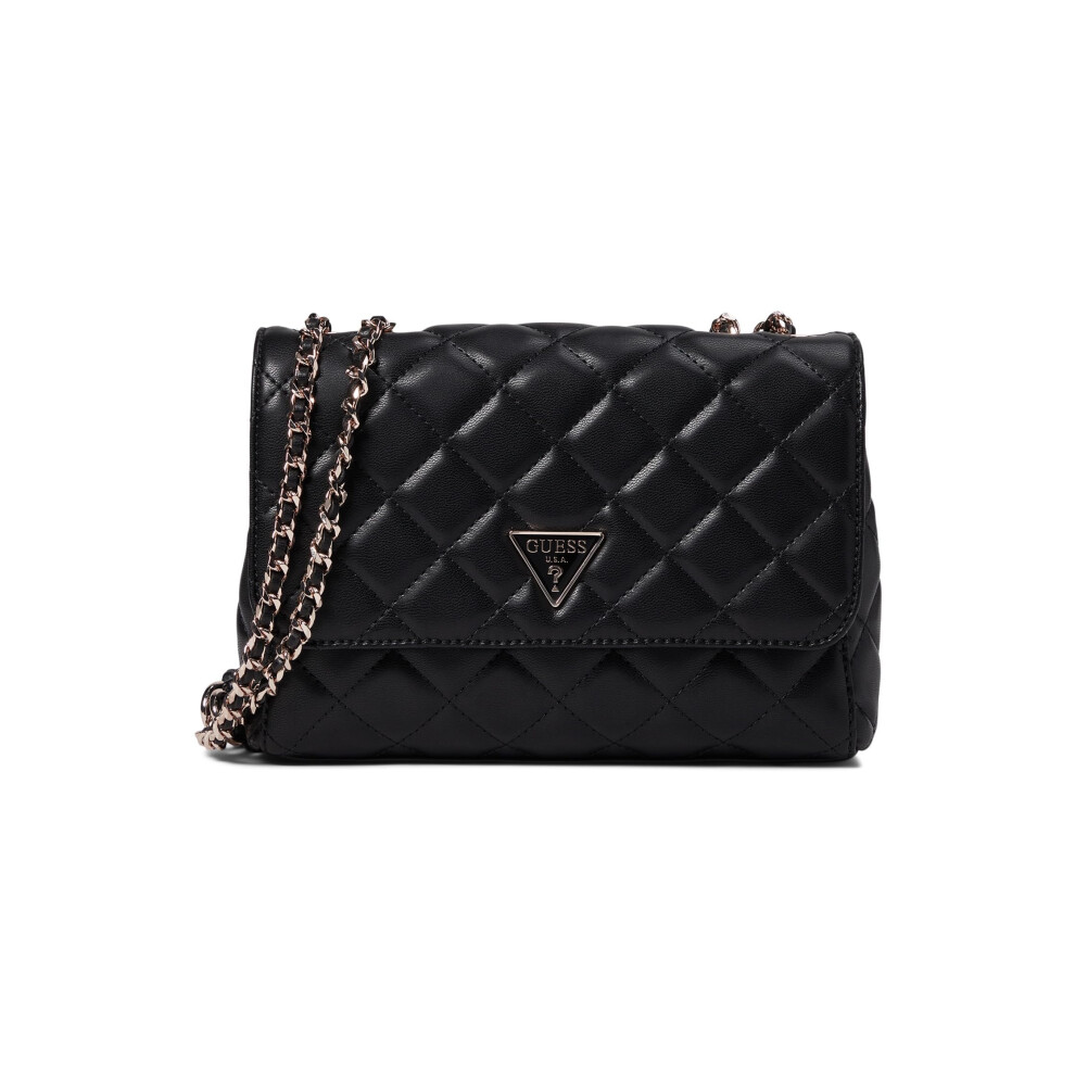 GUESS Tali Convertible Crossbody Flap  Black