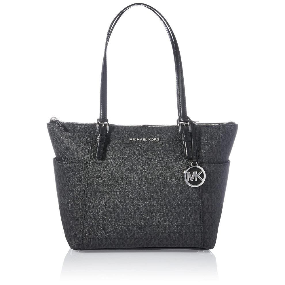 Michael Michael Kors Jet Set Item East/West Top Zip Tote Black One Siz