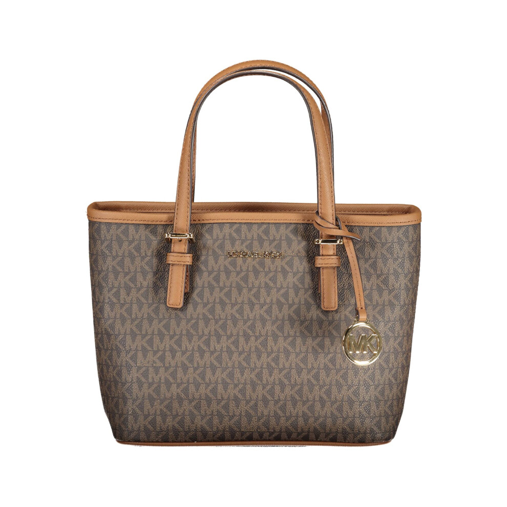 Michael Kors XS Carry All Jet Set Travel Womens Tote (brown sig)