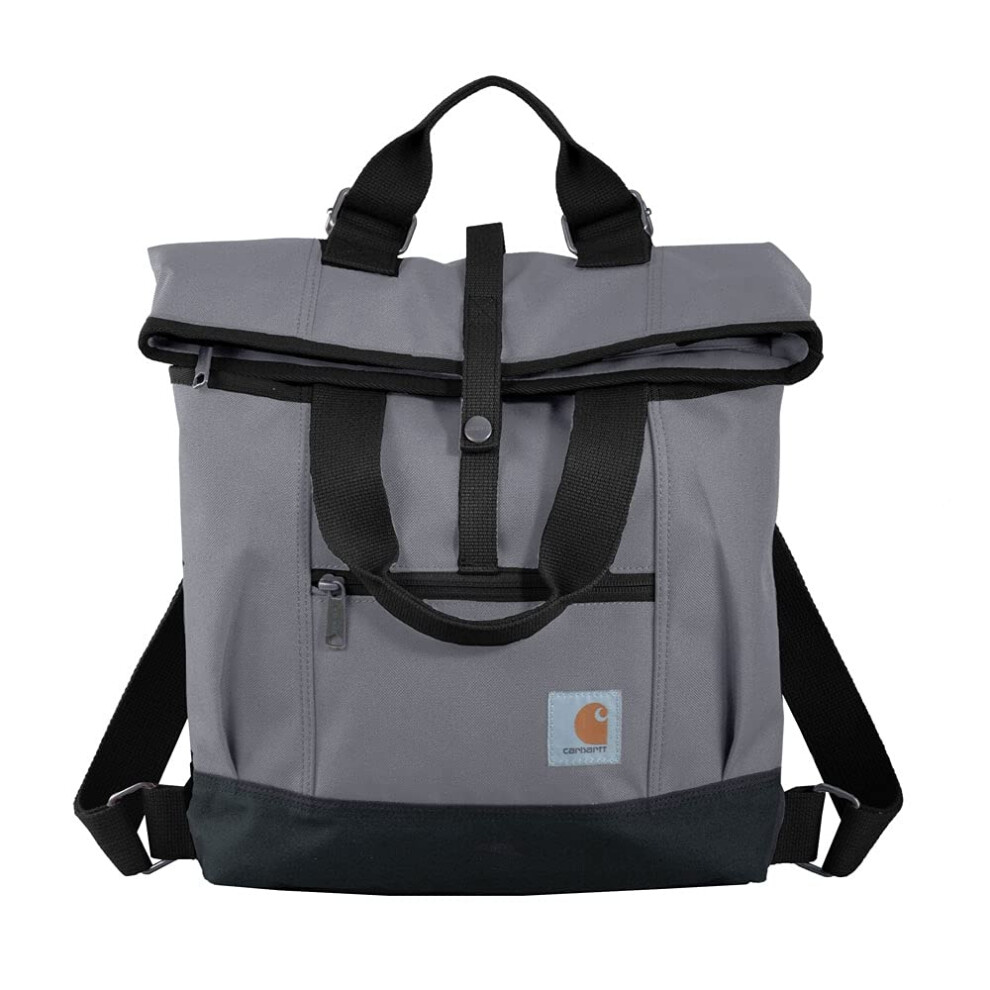 Carhartt Women's Legacy Hybrid Convertible Backpack Tote Bag  Grey  On