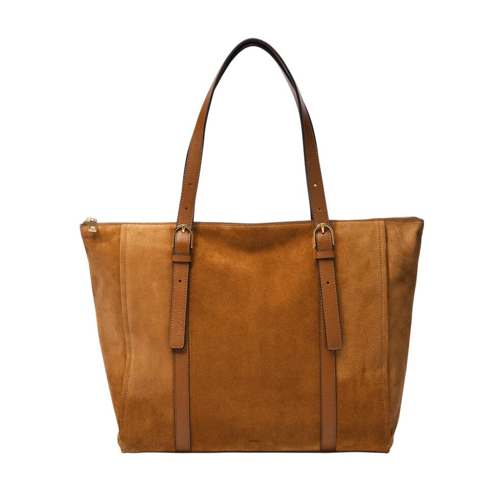 Fossil Carlie Tote  Saddle