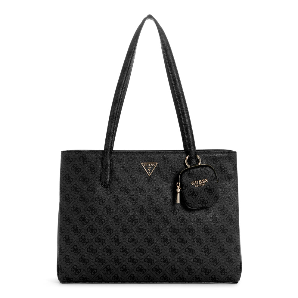 GUESS Power Play Tech Tote  Coal Logo