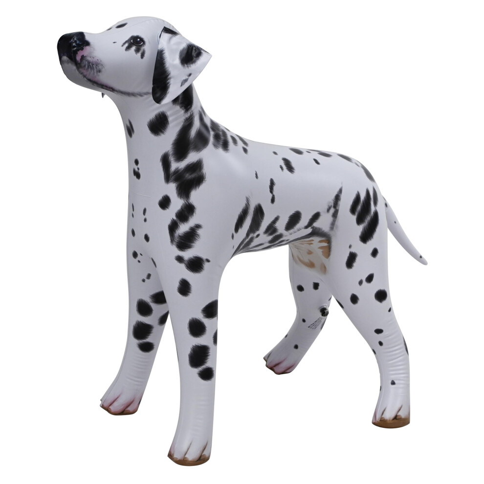 Jet Creations 39"" L Inflatable Dalmatian Dog Black White Lifelike Blo