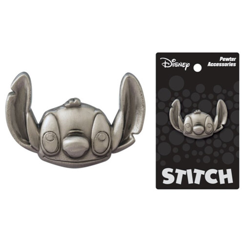 Disney Disney Pewter Lapel Pin Stitch  Multi-Colored  1"" (85151)