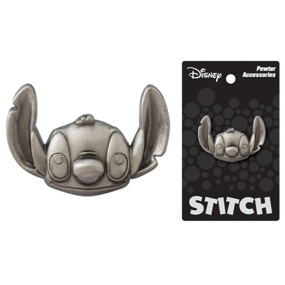 Disney Pewter Lapel Pin Stitch  Multi-Colored  1"" (85151)