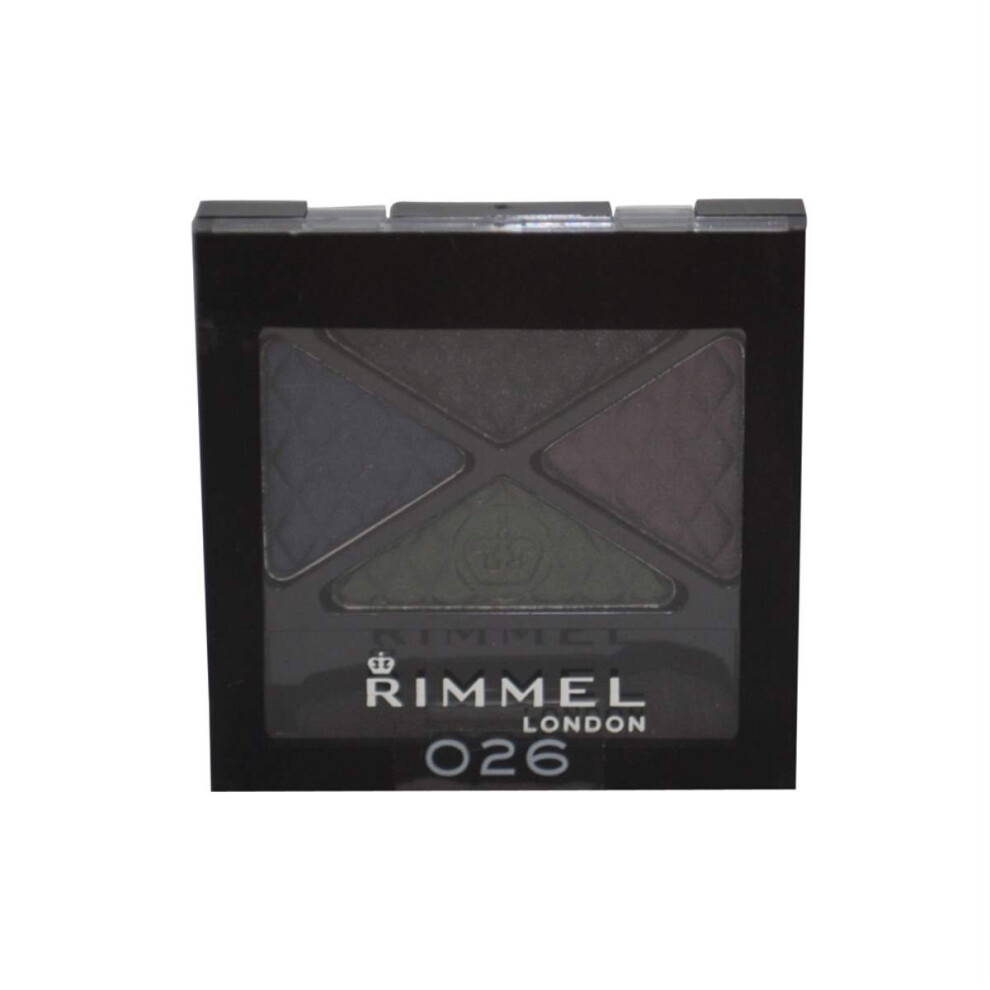 Rimmel Glam' Eyes Quad Eye Shadow  Precious Crown  .14 oz