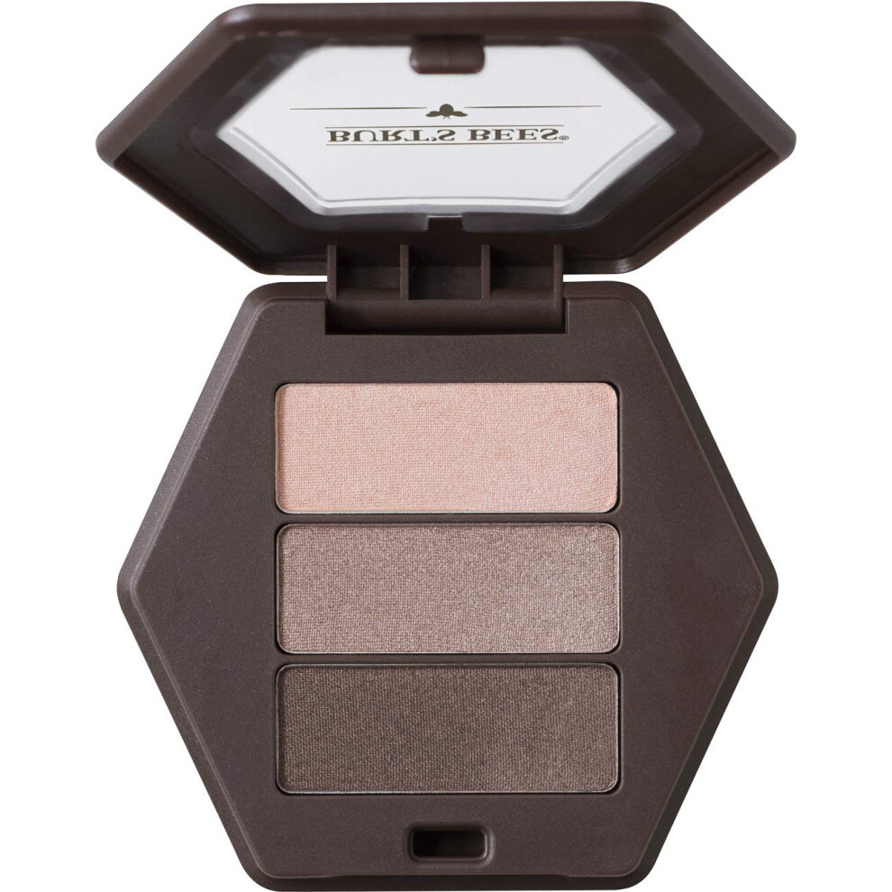 Burts Bees 100% Natural Eye Shadow Palette Trio  Shimmering Nudes - 0.