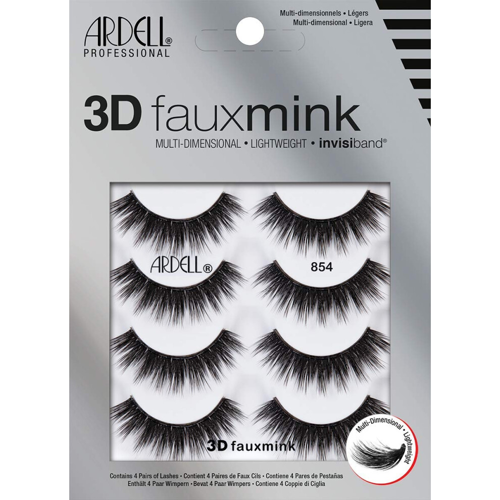 Ardell 3D Faux Mink 854 4 Pairs