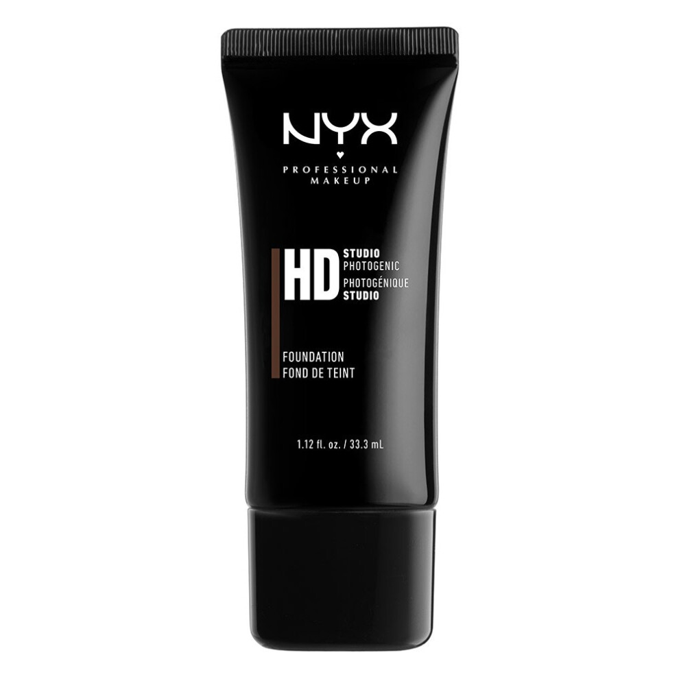 NYX Professional Makeup HD Foundation  Deep Espresso  1.12 Fluid Ounce