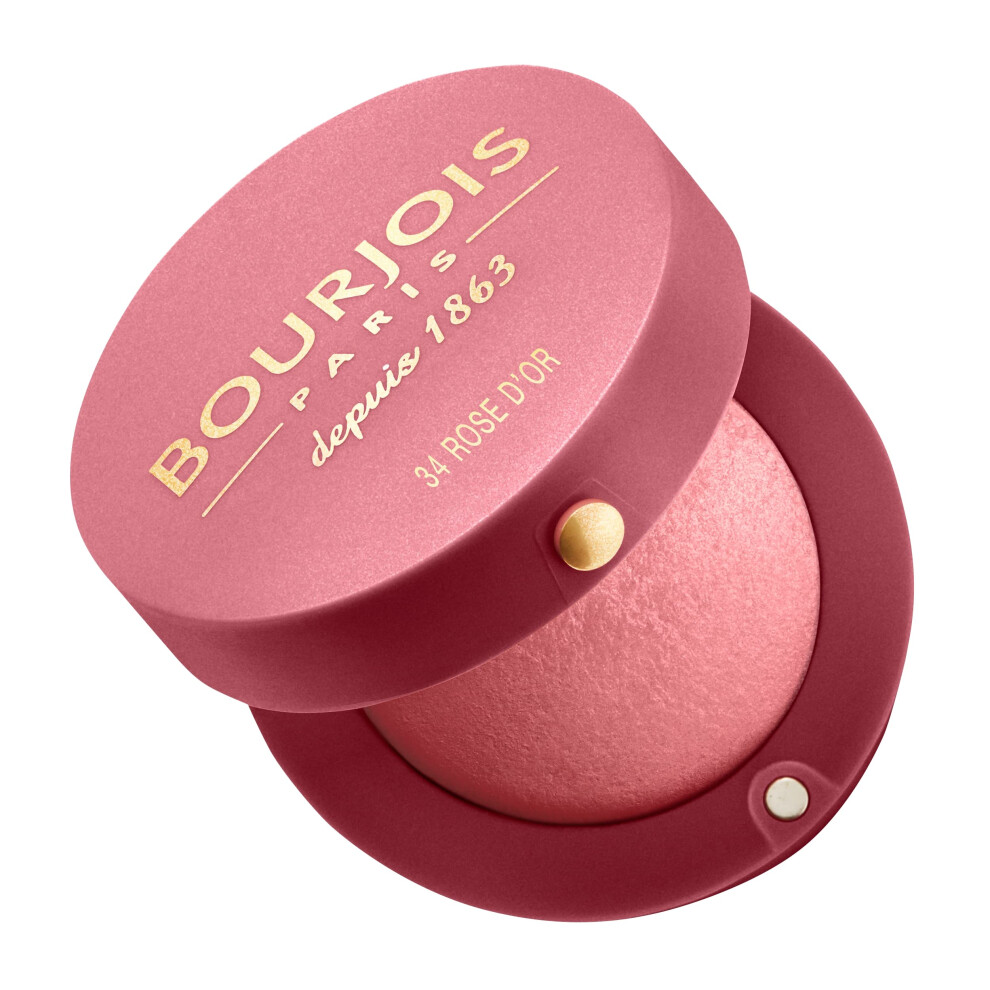 Bourjois Blush for Women  No. 34 Rose d'or  0.08 Ounce