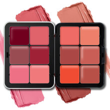 HOSAILY 12 Färger Cream Blush Palett Matta Blush Kontur och Highlight