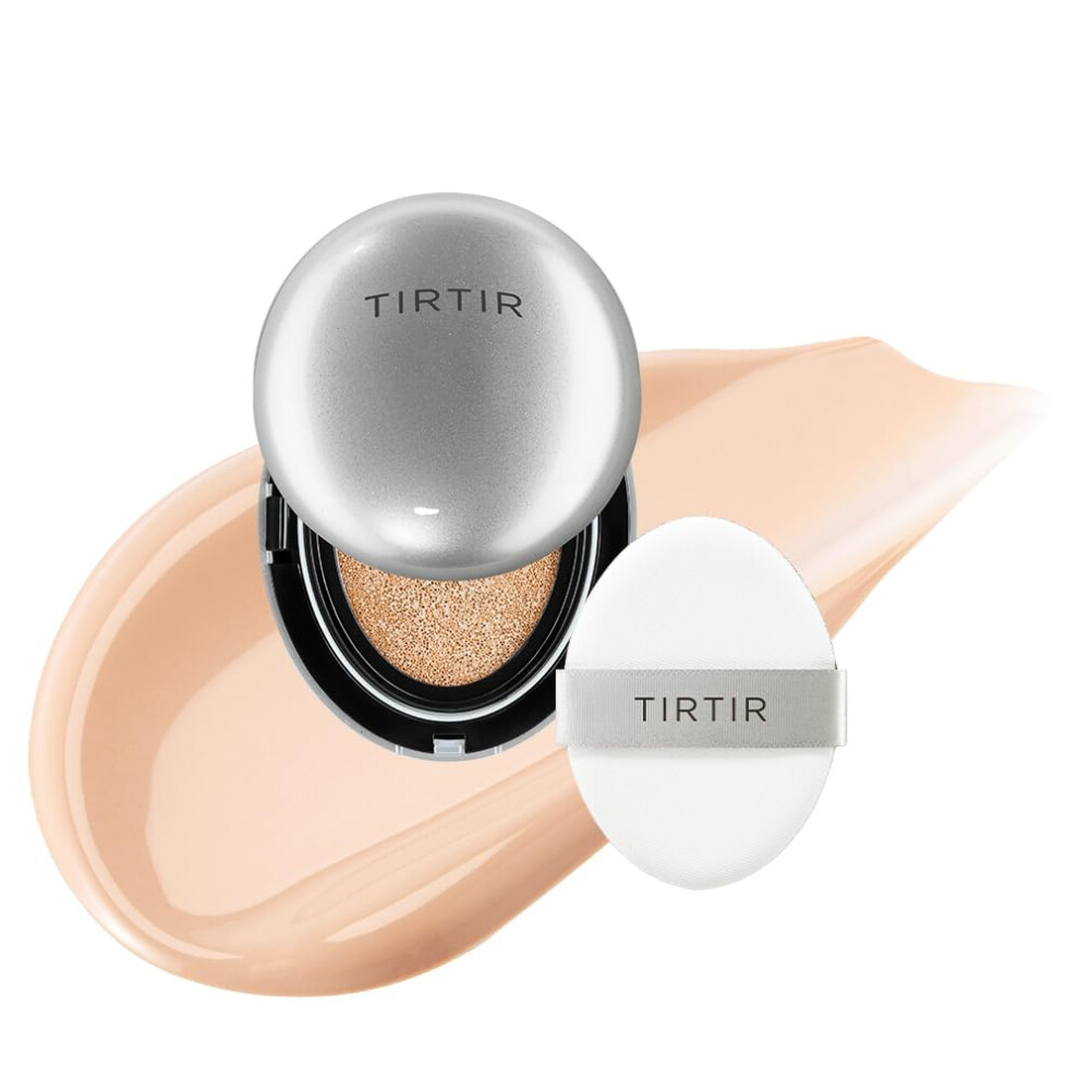 Tirtir Aura Glow Cushion | Semi-Glow Finish 72-Hour Radiance Buildable Coverage Moisturized Buildable Skin Korean Cushion Mini (0.15 Oz.) 17C P