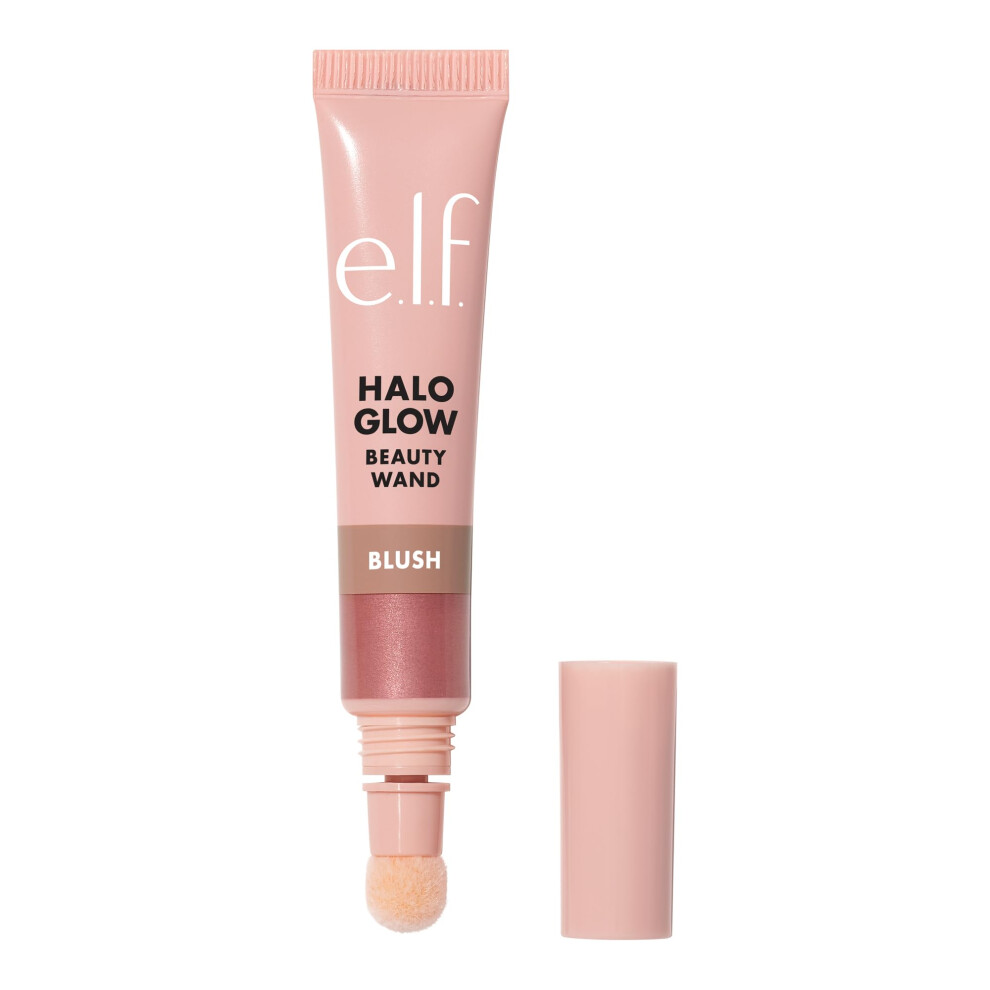 duende. Halo Glow Blush Wand Wand Liquid Blush Wand para bochechas radiantes infundidas com Squalane Vegan e Cruelty-Free Pink-Me-Up