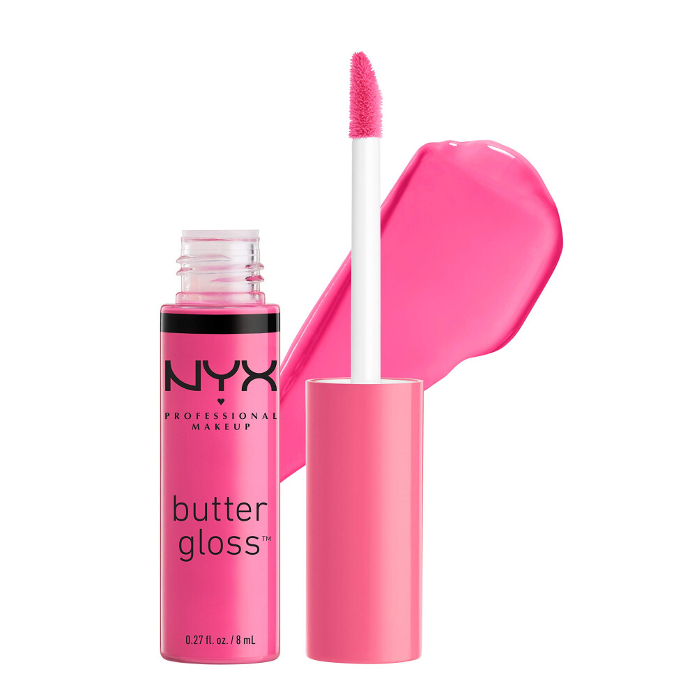 NYX PROFESSIONAL MAKEUP Butter Gloss  Strawberry Parfait  0.27 Ounce