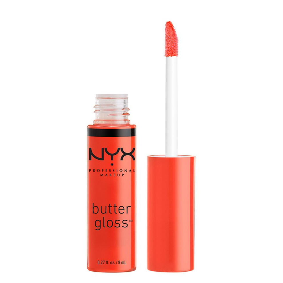 NYX Professional Makeup Butter Gloss  Peach Cobbler  0.27 Fluid Ounce