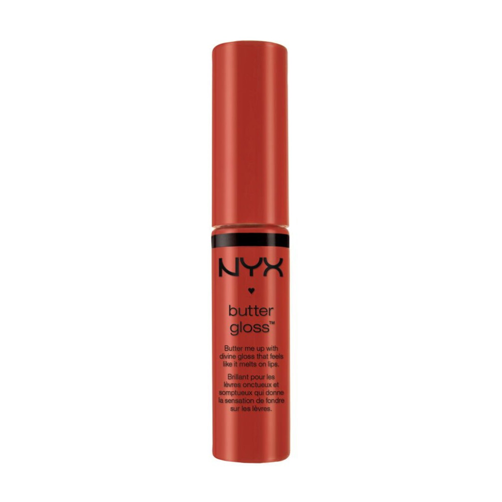 NYX Professional Makeup Butter Gloss  Strawberry Jam  0.27 Fluid Ounce