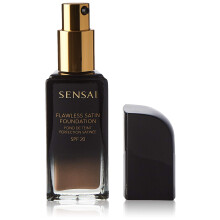 Sensai Flawless Satin Foundation FS203 Neutral Beige - 30ml, Hydrating SPF for Radiant Seamless Finish