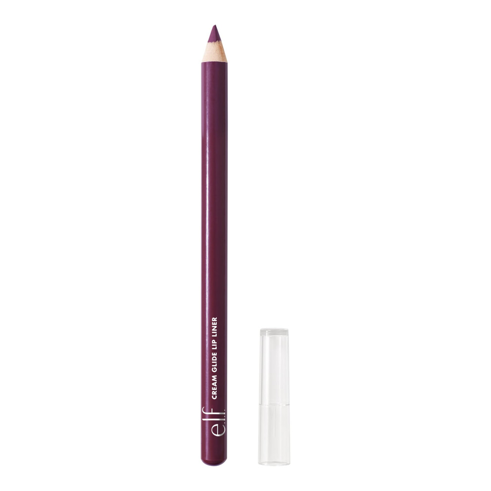 e.l.f. Cream Glide Lip Liner  Highly-Pigmented Pencil For Shaping & Sc