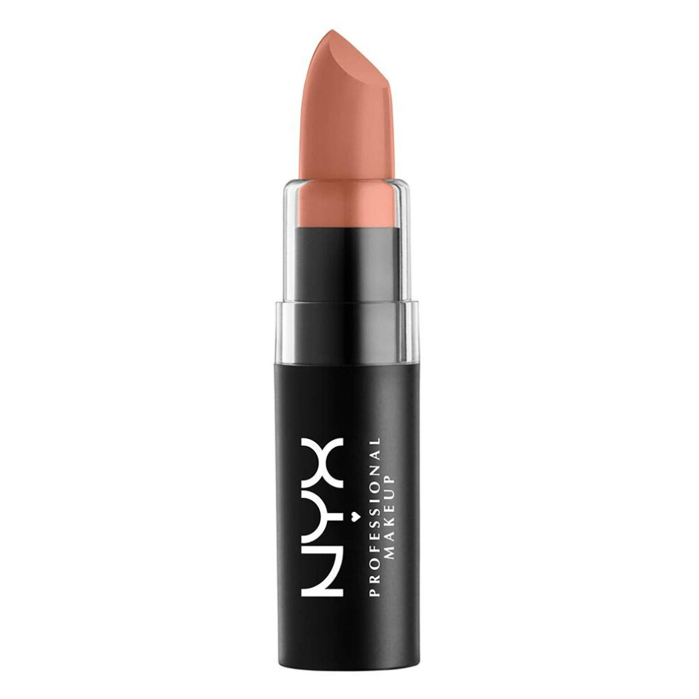 NYX PROFESSIONAL MAKEUP Matte Lipstick  Bare With Me  0.16 Ounce (MLS3