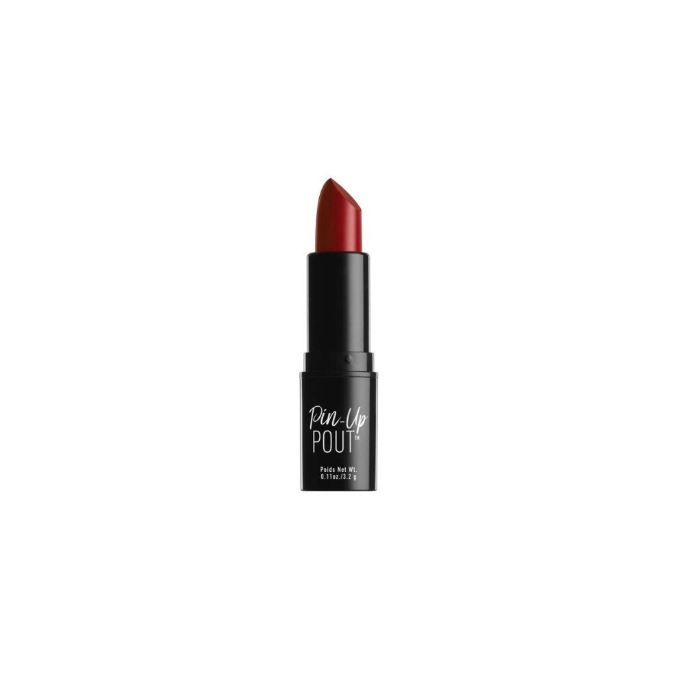 NYX Nyx cosmetics pin-up pout lipstick puls01 red haute