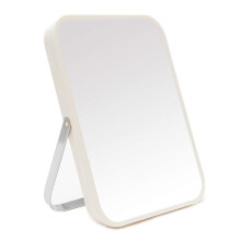 Yeke Table Desk Vanity Makeup Mirror Miroir pliant portable 8 pouces avec support en metal 90 Adjustable Rotation Tavel Making Mirror Salle de sa