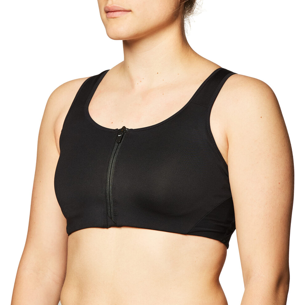 Nike Shape Zip Bra Black/Black/White/White SM