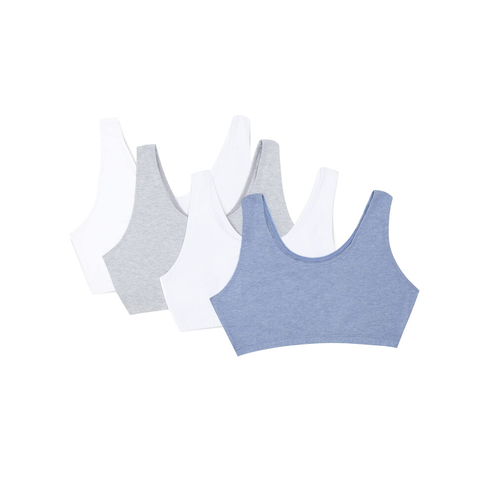 Fruit of the Loom Women's Built Up Tank Style Sports Bra  Heather Grey