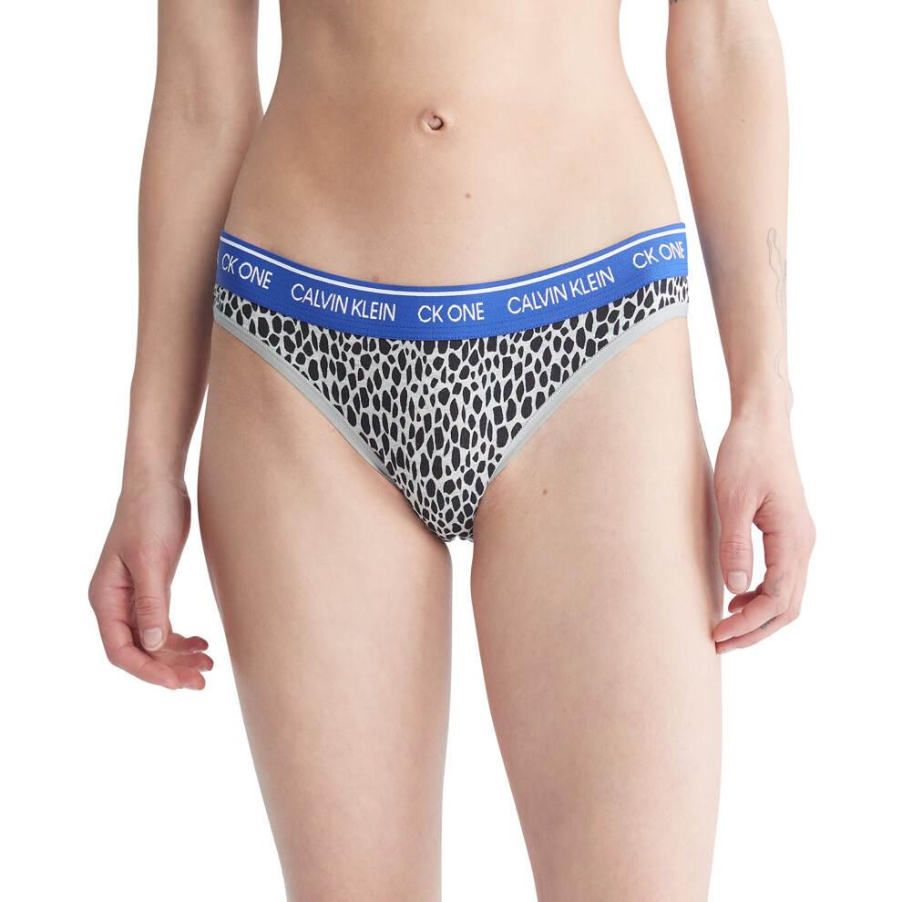 Calvin Klein Women's CK One Cotton Bikini Panty  Mini Giraffe Print_Gr