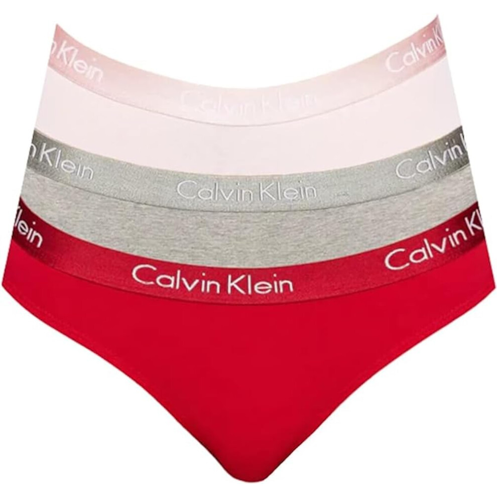 Calvin Klein Women`s Motive Cotton Bikini Panty 3 Pack (as1  alpha  m