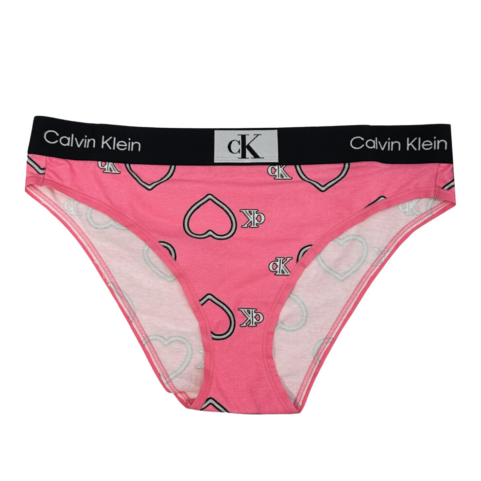 Calvin Klein Women's 1996 Cotton Modern Bikini Panties  Neon Heart Car