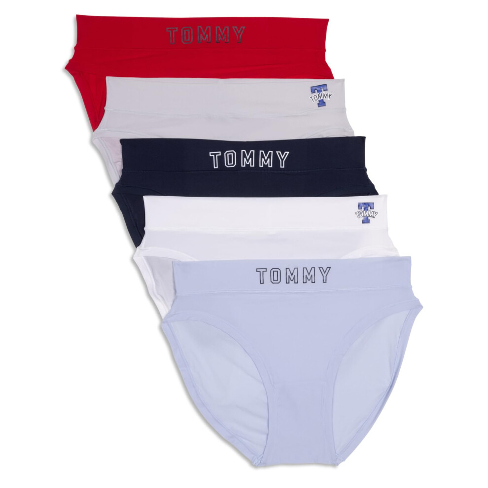 Tommy Hilfiger Women's Bikini Undewear 5-Pack  HTR/BW/SC/MC/TR