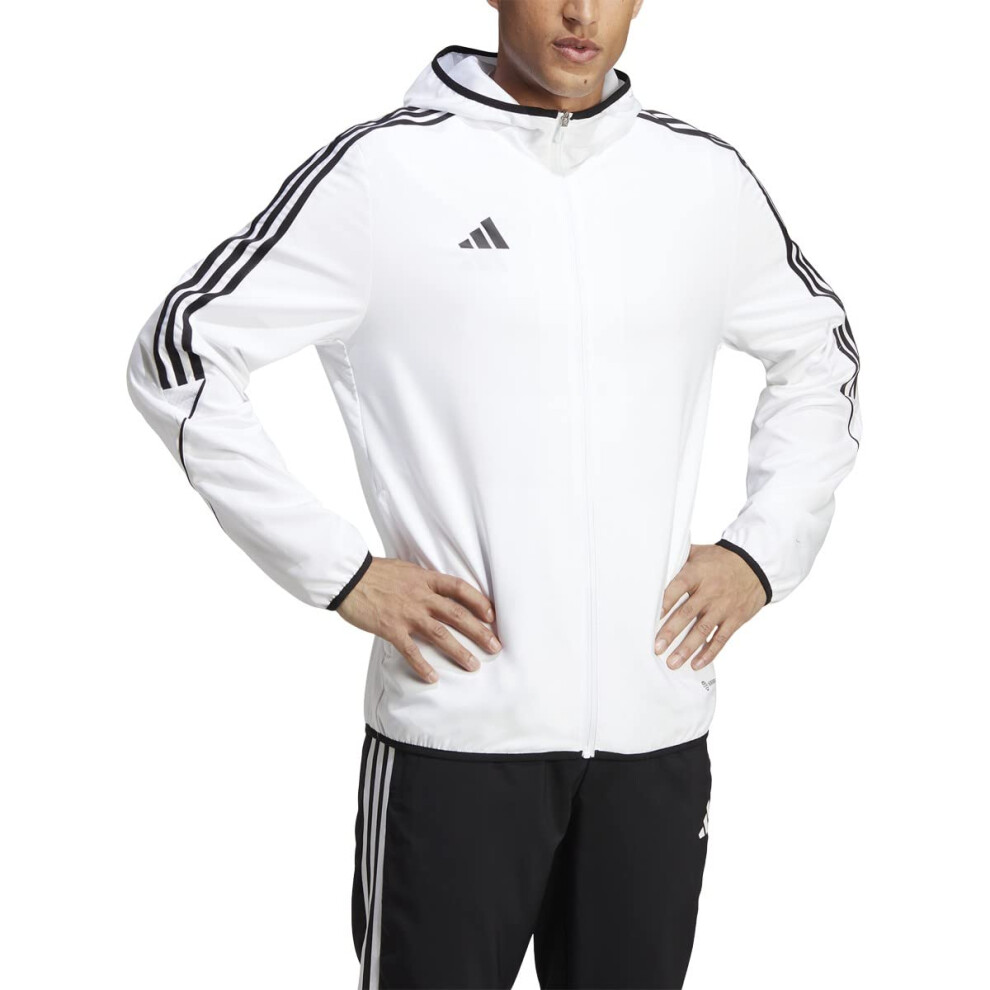 adidas Men's Tiro23 League Windbreaker  White  Medium