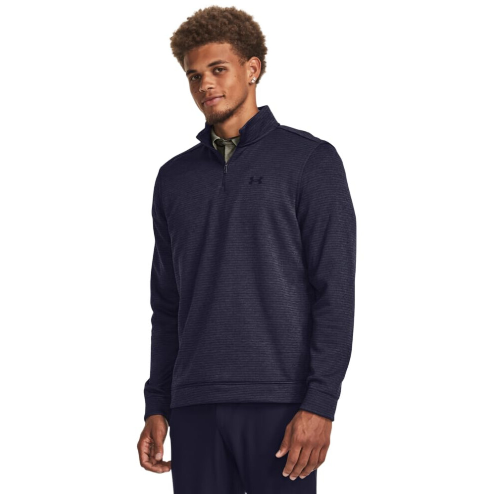 Under Armour Mens Storm SweaterFleece Quarter Zip  (410) Midnight Navy