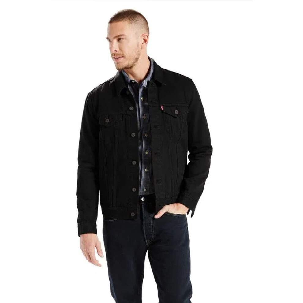 Levi's Men's Trucker Jacket (Also Available in Big & Tall)  Larimar/Bl