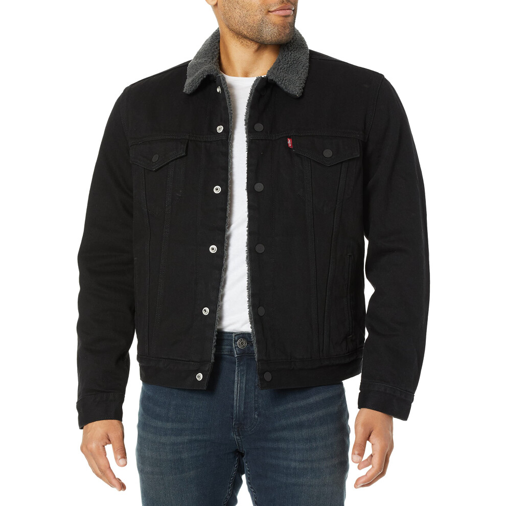 Levi's Men's Sherpa Trucker Jacket (Also Available in Big & Tall)  Duv