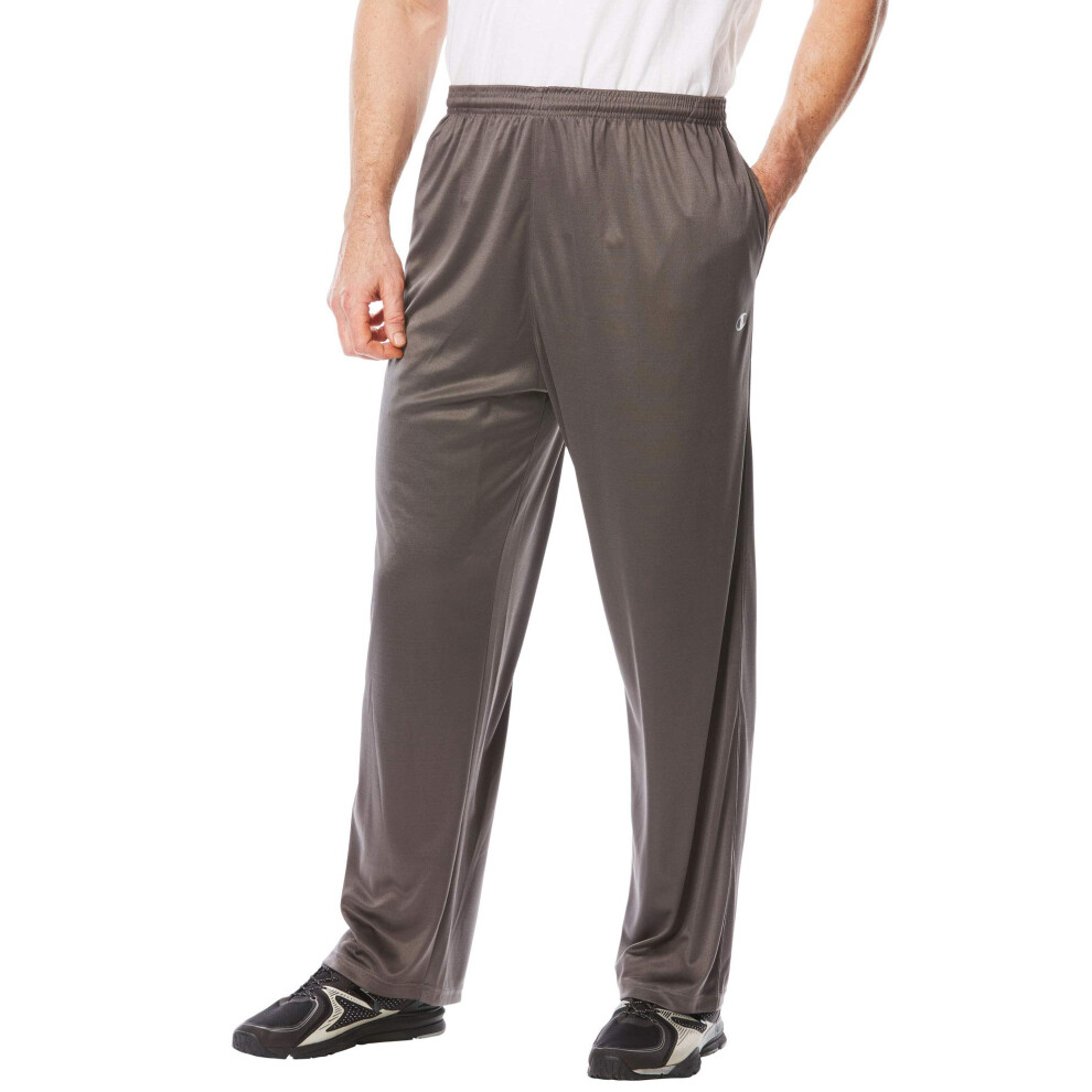 Champion Men's Big-Tall Powertrain Solid Pant  Grey  4X