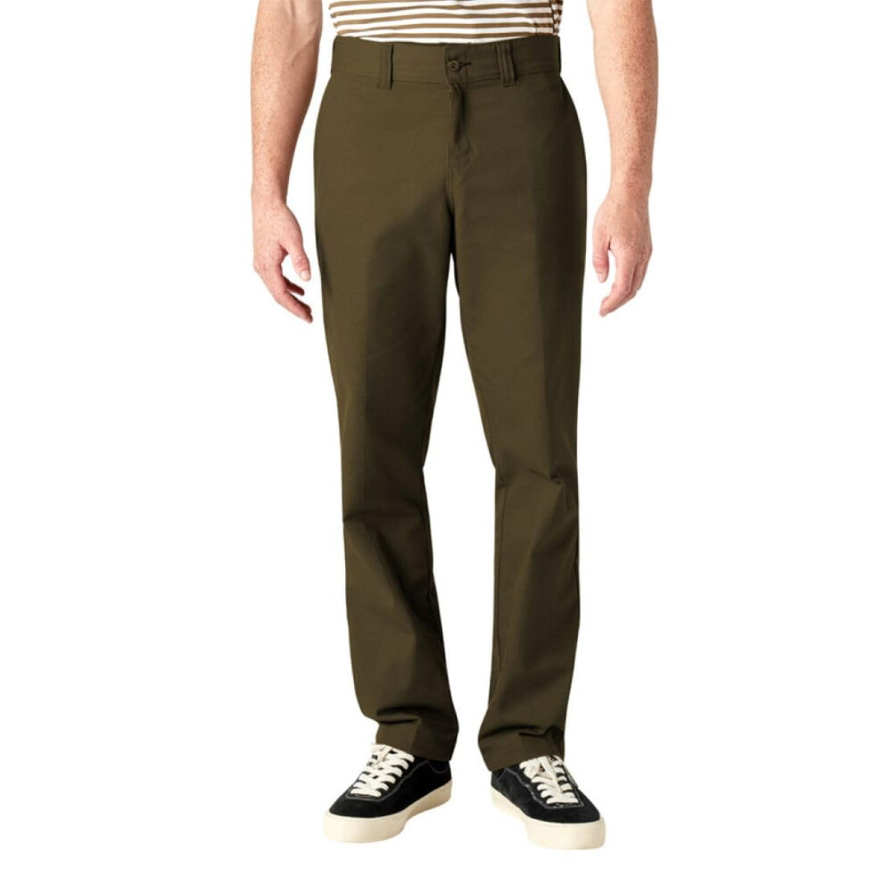 Dickies Men's Skateboarding Slim Fit Pants  Dark Olive  30W x 30L