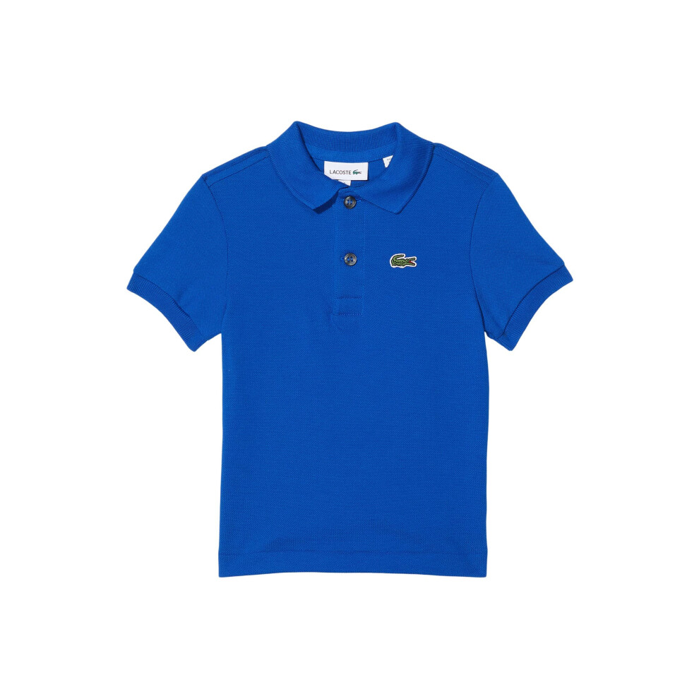 Lacoste Boy's Short Sleeve Classic Pique Polo  Cobalt  8 Years