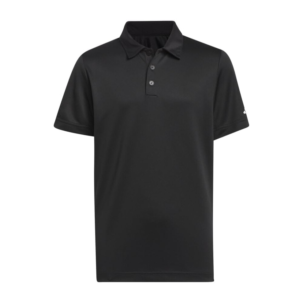 adidas 608808520 Performance Golf Polo Shirt Large  Boys  USD Black