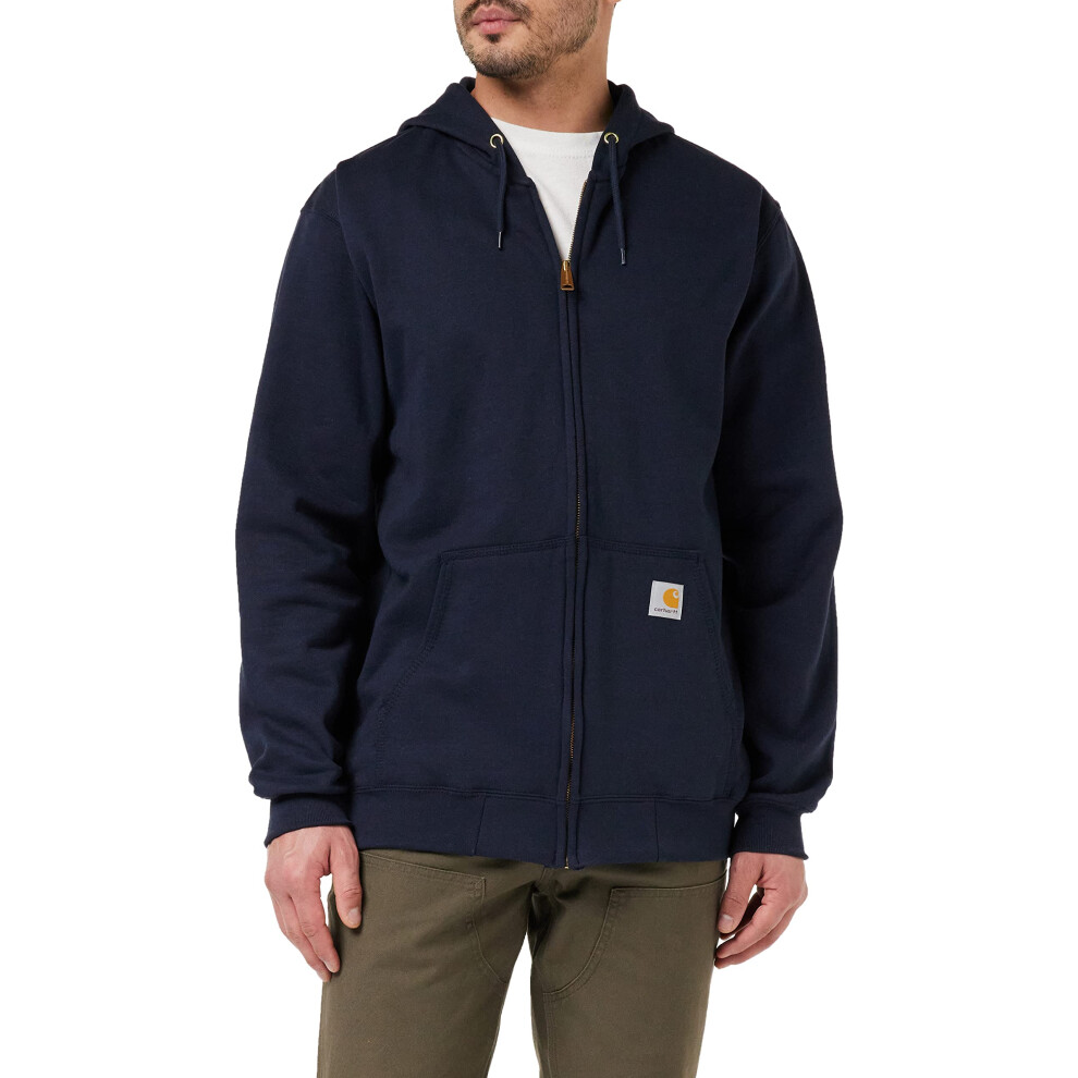 Carhartt Men's Loose Fit Midweight Full-Zip Sweatshirt  Navy  3X-Large