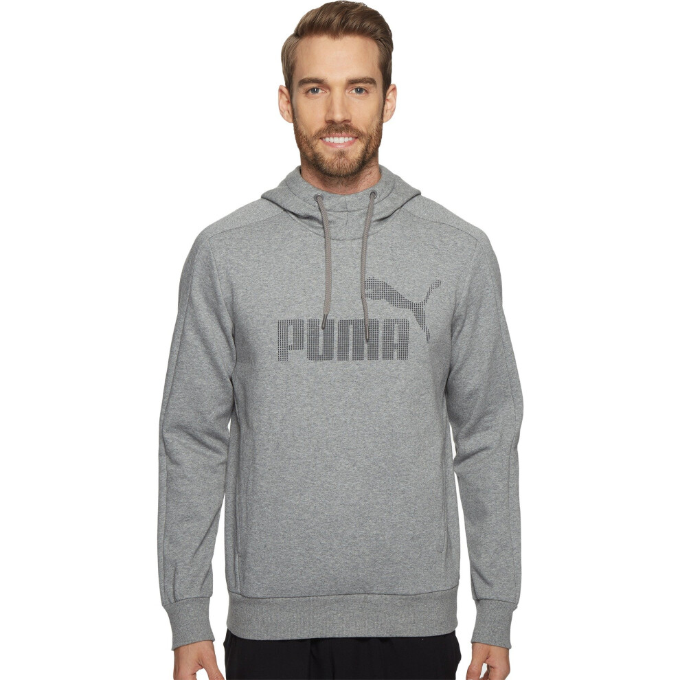 Puma Men's P48 Core Fleece Hoodie  Medium Gray Heather  XX-Large