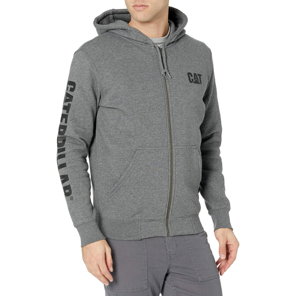 Caterpillar mens Full Zip (Regular and Big & Tall Sizes) Hooded Sweats