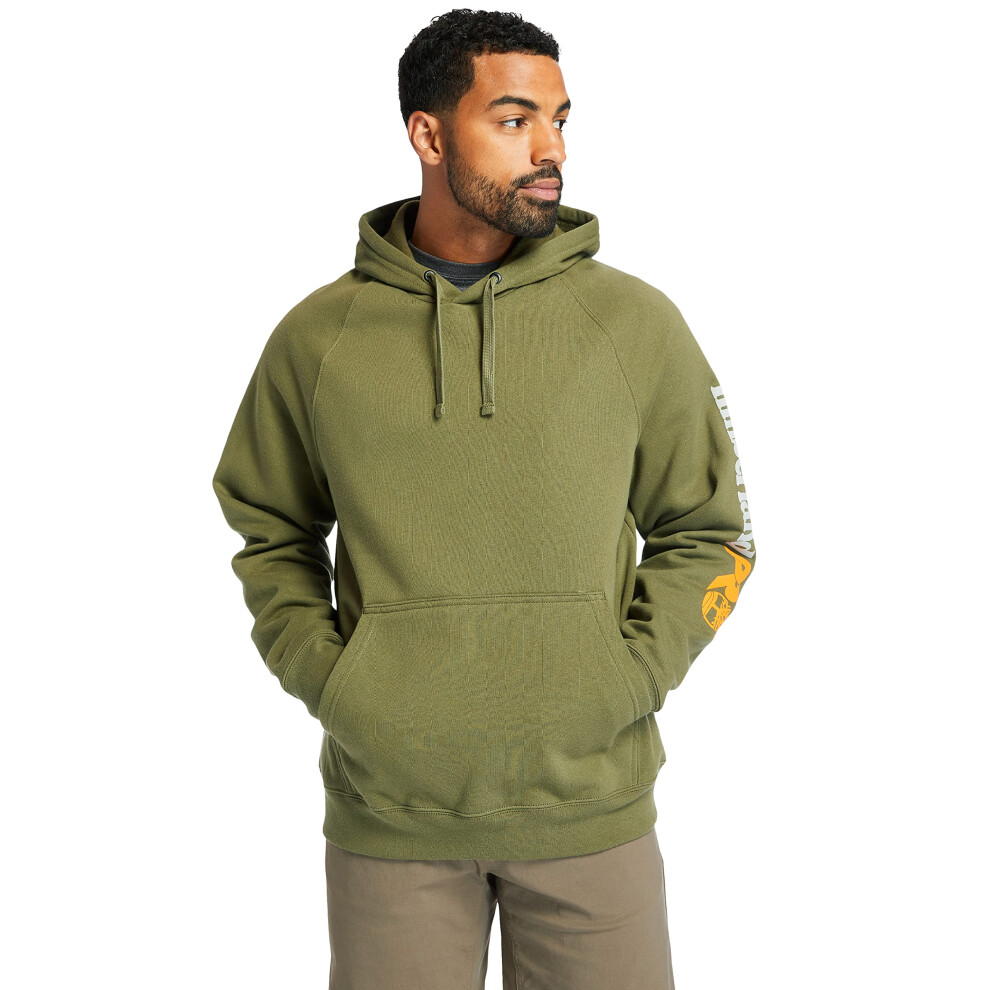 Timberland PRO mens Honcho Sport Pullover Hooded Sweatshirt  Burnt Oli