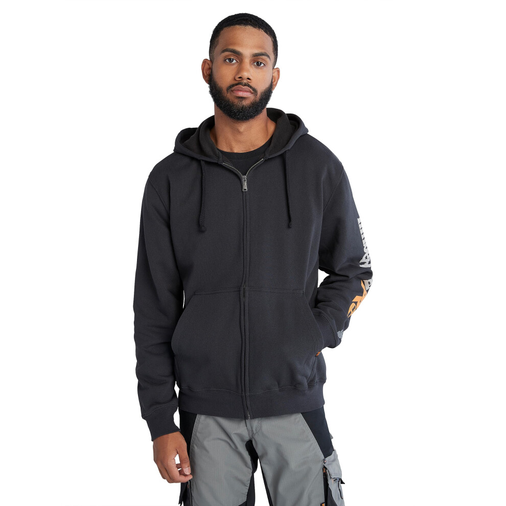 Timberland PRO mens Honcho Sport Full-zip Hooded Sweatshirt  Black  La