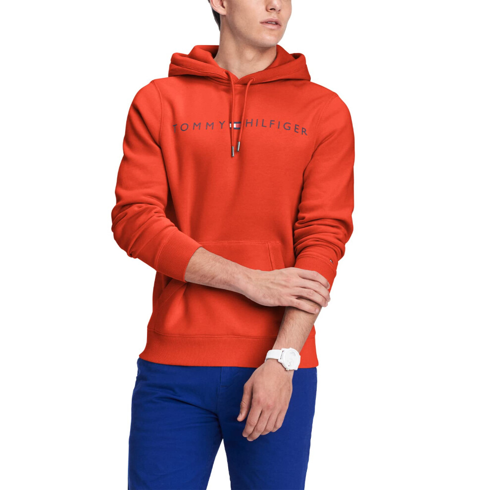 Tommy Hilfiger Men's THD Hoodie Sweatshirt  Apple Red  XL