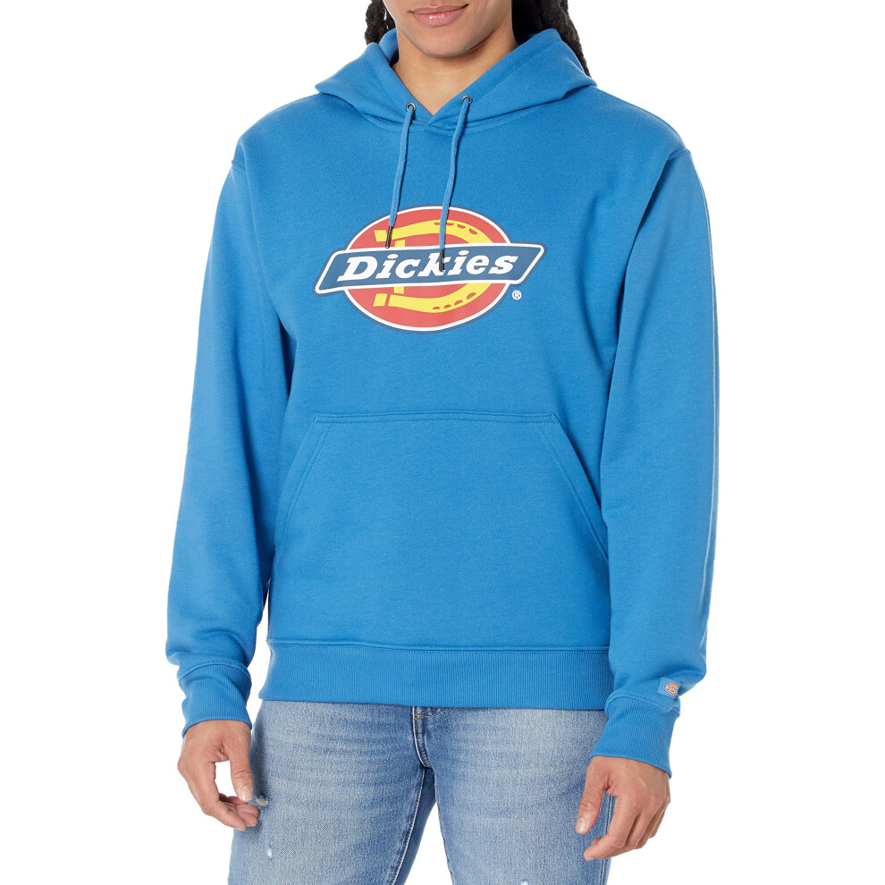 Dickies Men's Tricolor DWR Pullover Fleece  Vallarta Blue  L