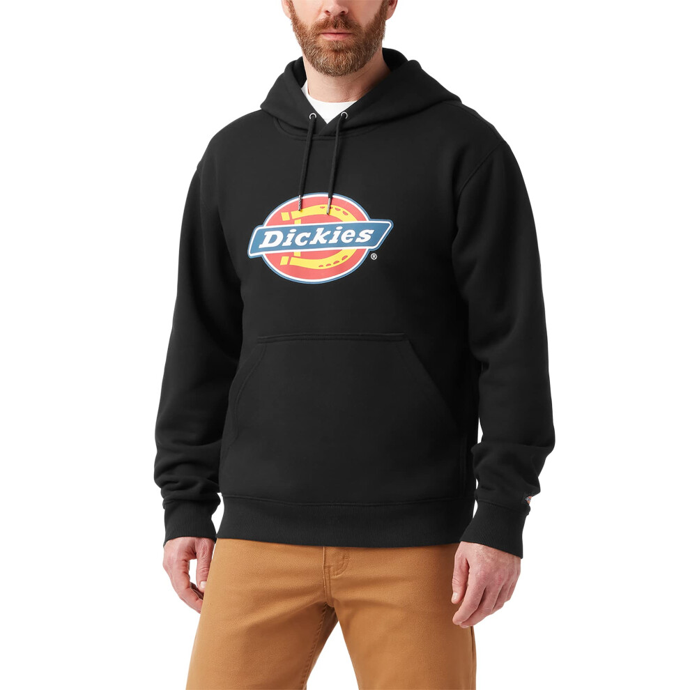 Dickies Men's Tricolor DWR Pullover Fleece  Knit Black  M