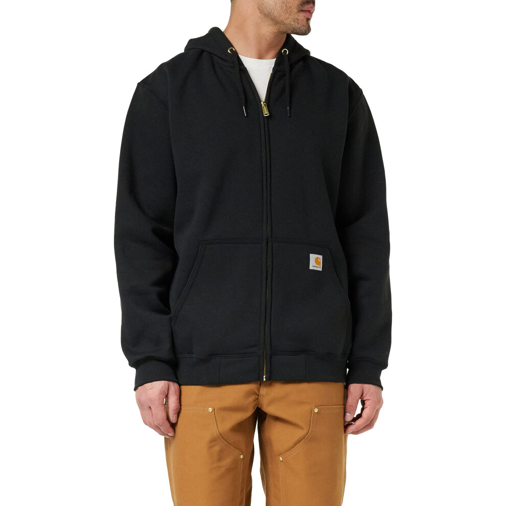 Carhartt Men's Loose Fit Midweight Full-Zip Sweatshirt  Black  XX-Larg