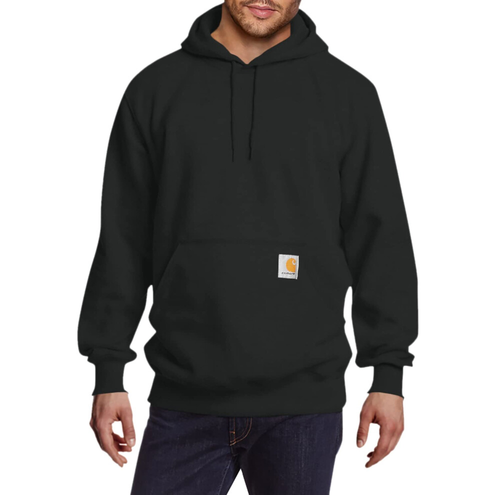 Carhartt Men's Rain Defender Loose Fit Heavyweight Sweatshirt  Black