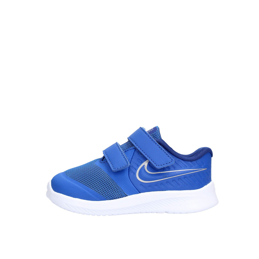 Nike Boy's Star Runner 2 (TDV) Sneaker  Game Royal/Metallic Silver  7C